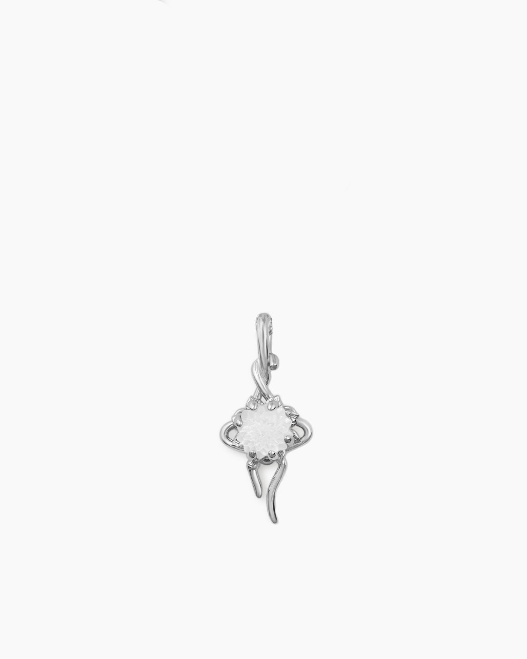Zinnia Flower Pendant