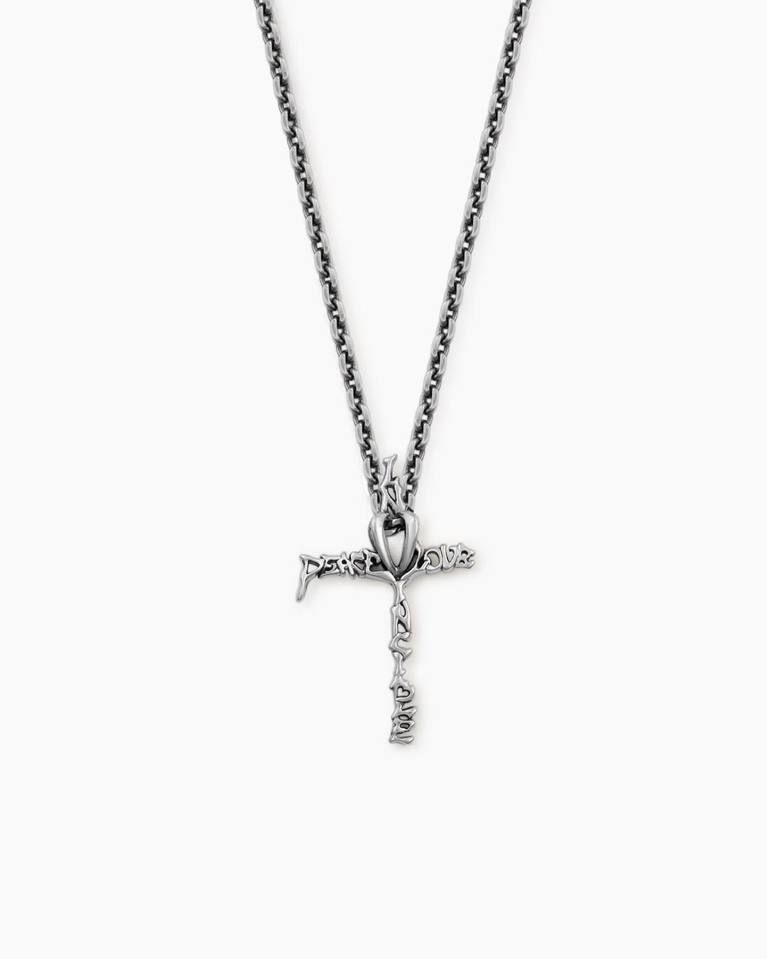 Graffiti Cross Necklace
