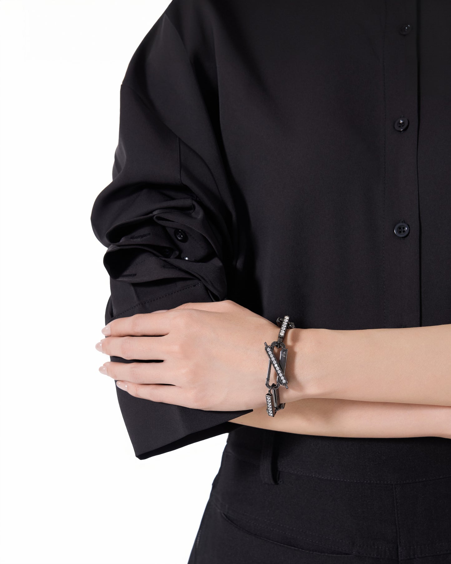 Montage Bracelet_Black Iced Out