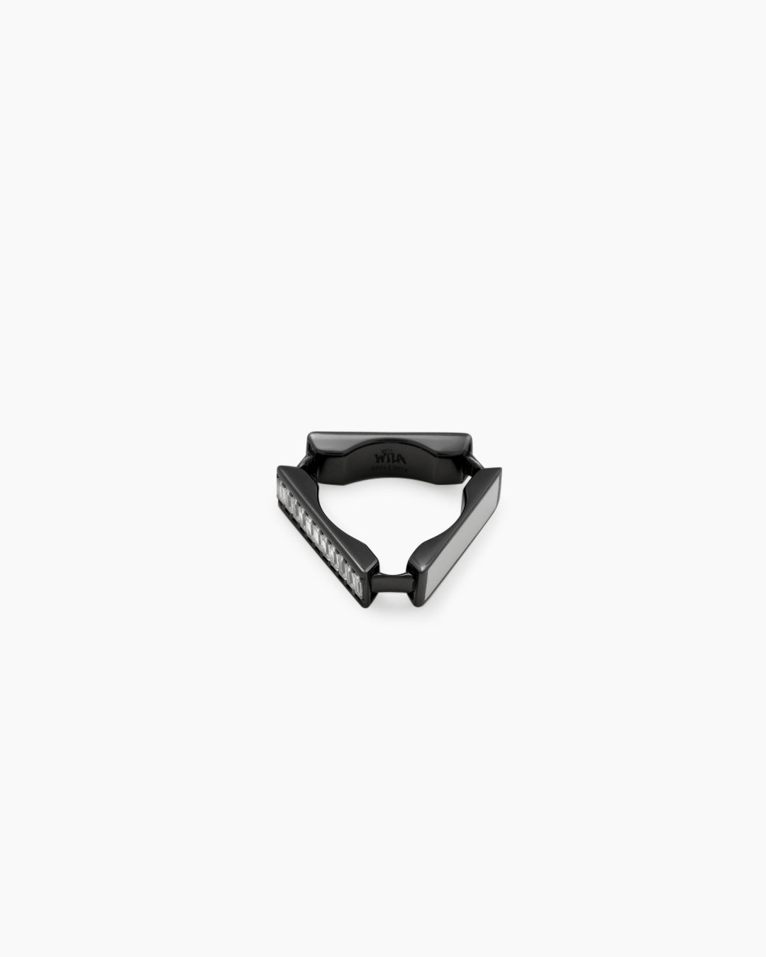 Montage Ring_Large_Black-Plated, White