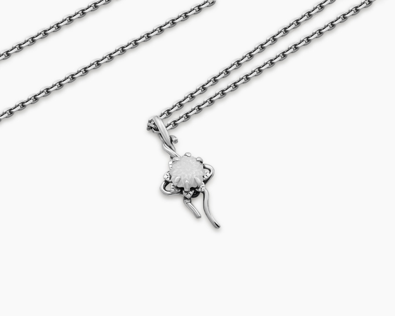 Zinnia Flower Necklace