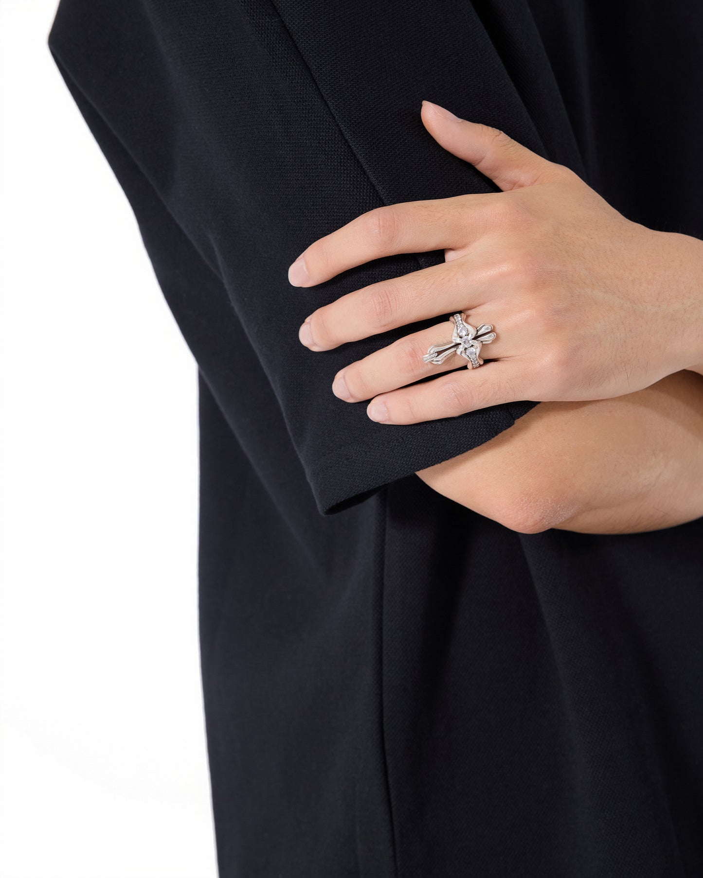Cross Ring_Iced Out