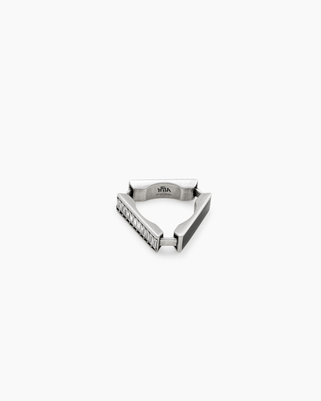 Montage Ring_Large_Vintage Finish, Black