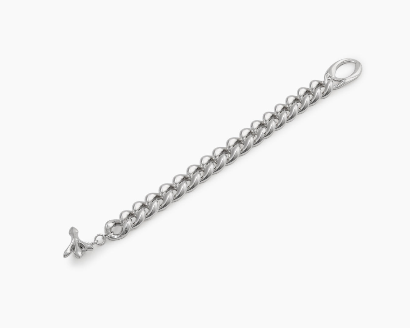 Peace n Love Cuban Link Bracelet