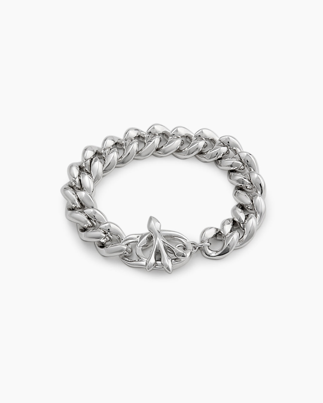 Peace n Love Cuban Link Bracelet