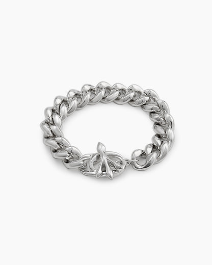 Peace n Love Cuban Link Bracelet