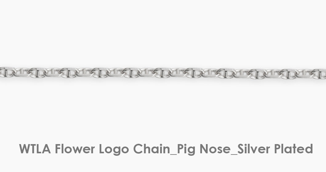 WTLA Flower Logo Chain_Pig Nose